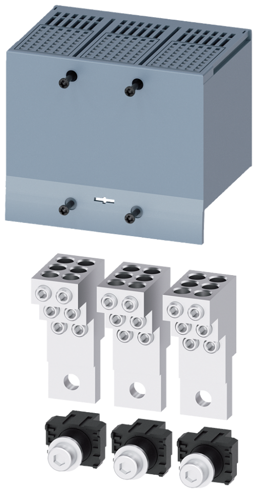 Circular conductor terminal, 6 cables, 3 units, accessory for 3VA2 100160250