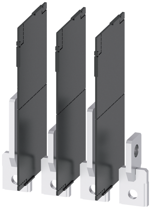 Bus connectors edgewise, 4 units, accessory for 3VA2 100160250