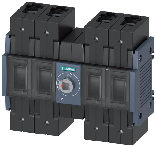 Switch disconnector 80 A, size 2, 4-pole, front operating mechanism, center, ...