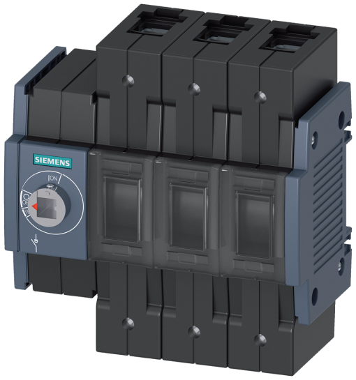 Switch disconnector 80 A, size 2, 3-pole, front operating mechanism on left, ...