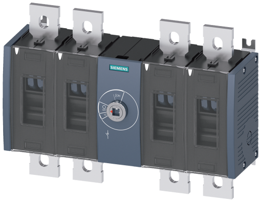 Switch disconnector 800 A, size 4, 4-pole, front operating mechanism, center,...