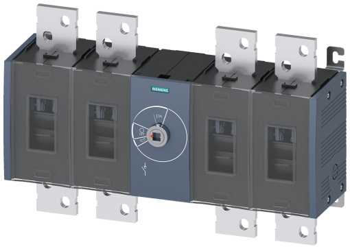 Switch disconnector 2000 A, size 5, 4-pole, front operating mechanism, center...