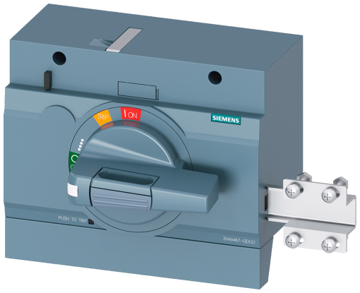 Front mounted rotary operator standard with door interlock, IEC IP3040, acce...