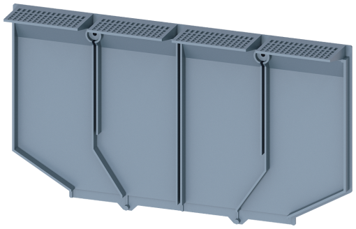 Insulating plate broadened, 4-pole, 1 unit, accessory for 3VA1 400630 3VA2