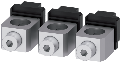 Circular conductor terminal, 3 units, accessory for 3VA1 400630 3VA2 400630