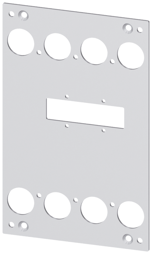 Rear interlock, mounting plate, accessory for 3VA1 400630 3VA2 400630