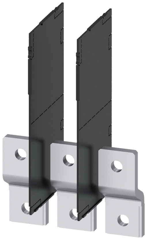 Front bus connectors extended, 3 units, accessory for 3VA1 400630 3VA2 400630