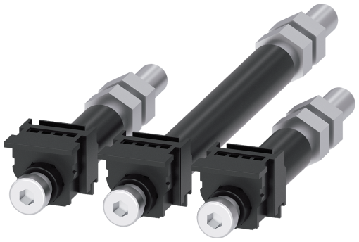 Rear connection stud round, 3 units, accessory for 3VA1 100160