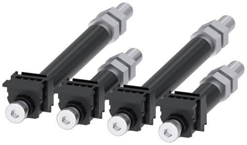 Rear connection stud round, 4 units, accessory for 3VA1 100160