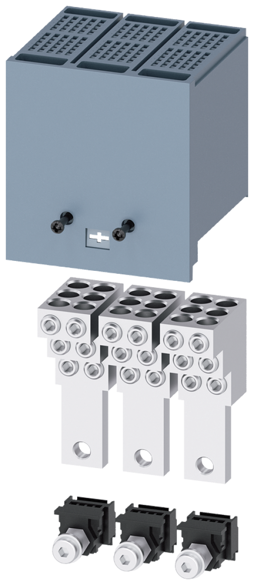 Circular conductor terminal, 6 cables, 3 units, accessory for 3VA1 100160