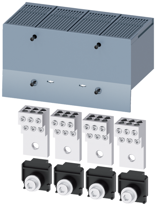 Circular conductor terminal, 6 cables, 4 units, accessory