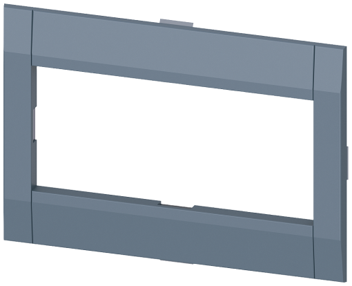 Cover frame 101.6x 45.65 mm WxH accessory for circuit breaker 4-pole