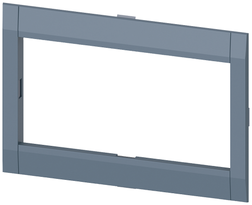 Cover frame 137.6x 70.7 mm WxH accessory for circuit breaker 3-pole