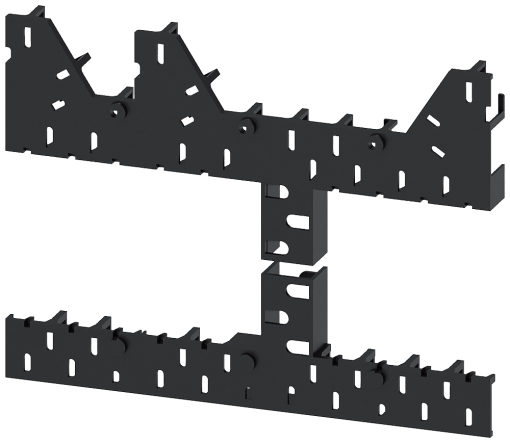 Cable cage for plug-in and withdrawable unit, accessory for circuit breaker
