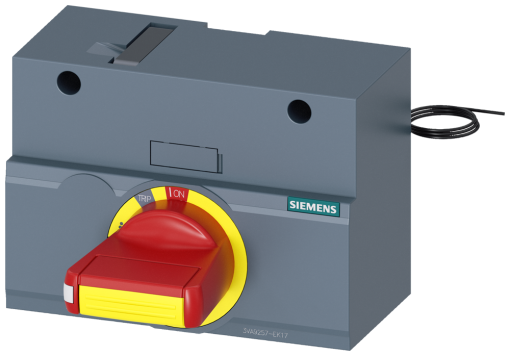 Front mounted rotary operator EMERGENCY OFF, IEC IP3040, illumination kit, 2...