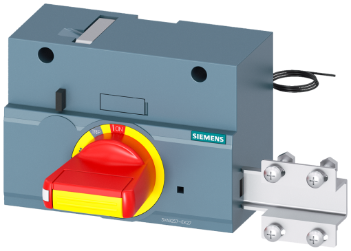 Front mounted rotary operator EMERGENCY OFF, with door interlock, IEC IP3040...