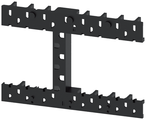 Cable cage for plug-in and withdrawable unit, accessory for circuit breaker
