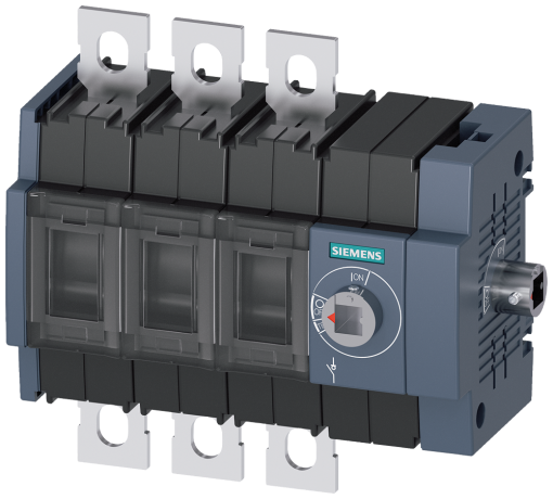 Switch disconnector 80 A, size 2, 3-pole, lateral operating mechanism on righ...