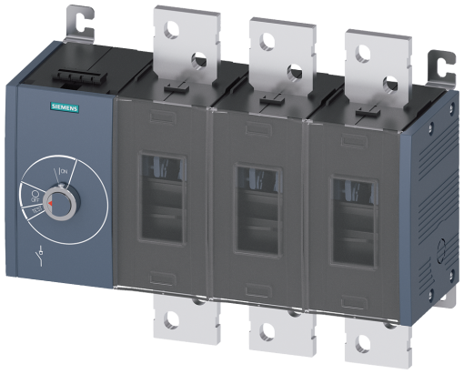 Switch disconnector 2000 A, size 5, 3-pole, lateral operating mechanism on le...