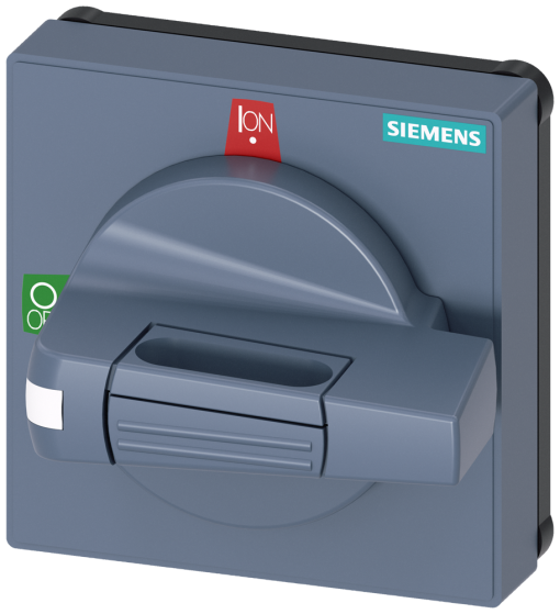 Handle with masking plate standard, size 75x 75, for shaft 6x6 and 8x 8, 0-I