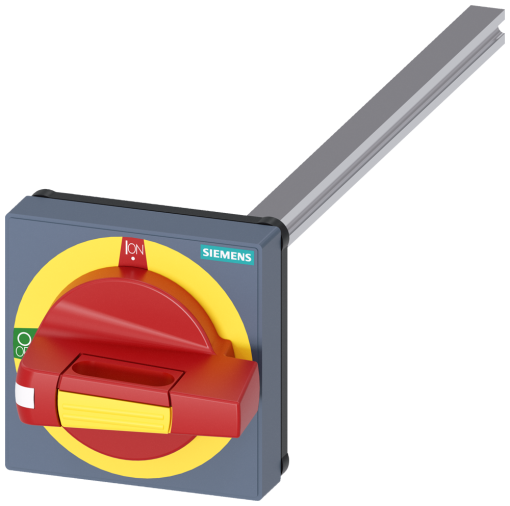 Door-coupling rotary operating mechanism Emergency switching-off without tole...