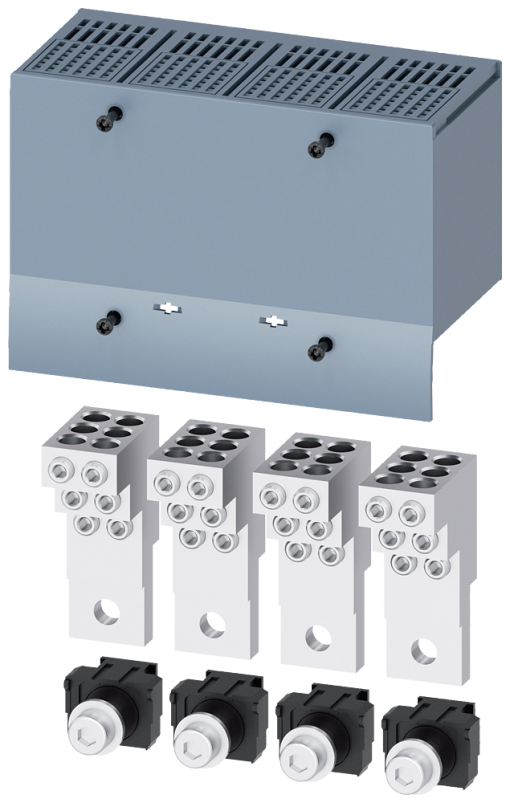 Circular conductor terminal, 6 cables, 4 units, accessory