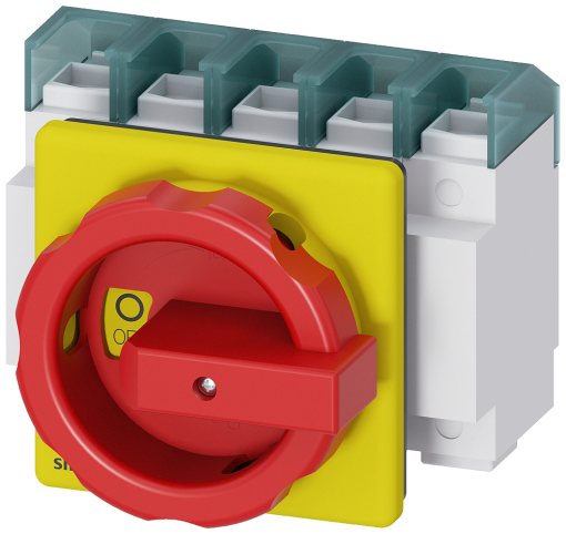 SENTRON, 3LD switch disconnector, EMERGENCY OFF switch, 4-pole, 100 A