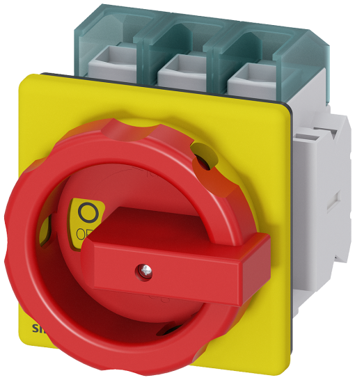 SENTRON, 3LD switch disconnector, emergency stop switch, 3-pole, Iu 100 A