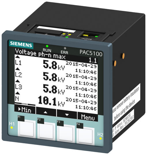 SENTRON, measuring device, 7KM PAC5100, LCD, L-L 690V, L-N 400V, 10 A, 3-...