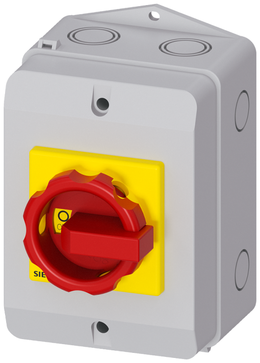 SENTRON, 3LD switch disconnector, EMERGENCY OFF switch, 4-pole, 32 A