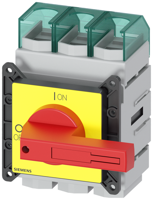 SENTRON, 3LD switch disconnector, EMERGENCY OFF switch, 3-pole, Iu250 A