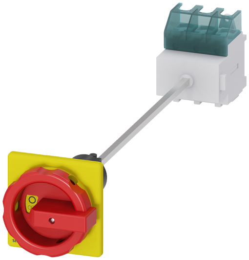 SENTRON, 3LD switch disconnector, EMERGENCY OFF switch, 3-pole, Iu 63 A