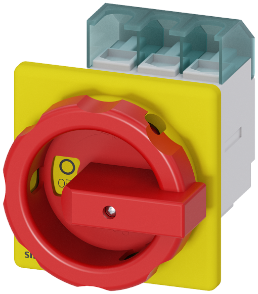 SENTRON, 3LD switch disconnector, EMERGENCY OFF switch, 3-pole, Iu 63 A