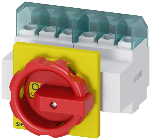 SENTRON, 3LD switch disconnector, EMERGENCY OFF switch, 6-pole, Iu 32 A
