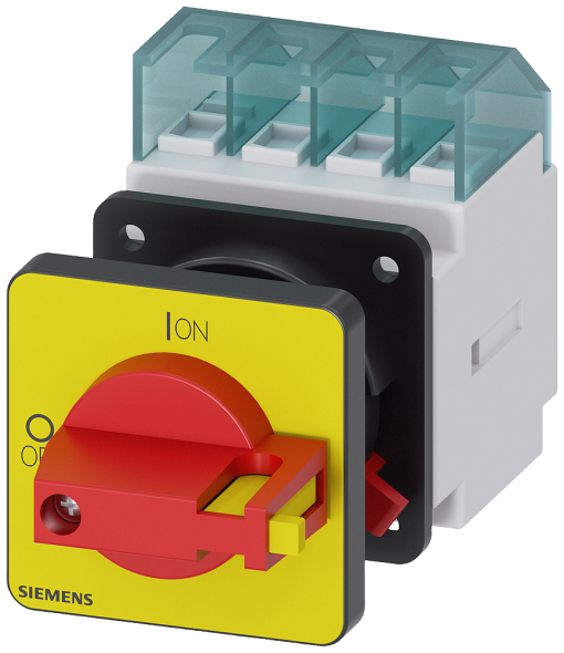 SENTRON, 3LD switch disconnector, EMERGENCY OFF switch, 3-pole, Iu 16 A