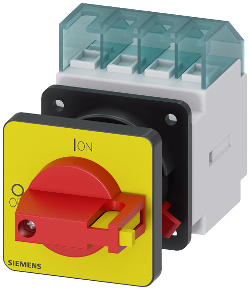 SENTRON, 3LD switch disconnector, EMERGENCY OFF switch, 4-pole, Iu 16 A