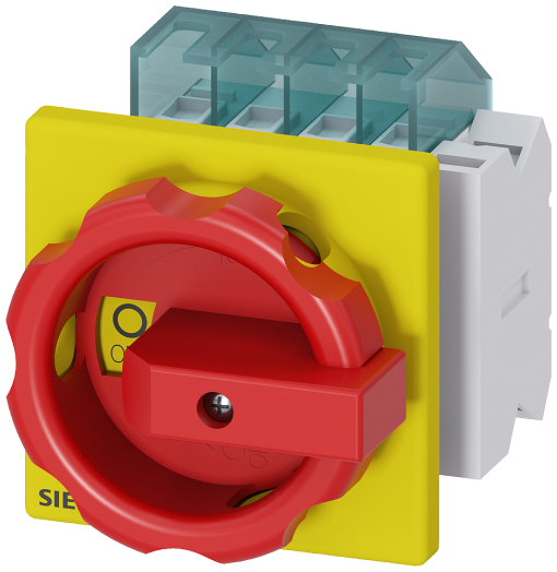 SENTRON, 3LD switch disconnector, EMERGENCY OFF switch, 4-pole, Iu 16 A