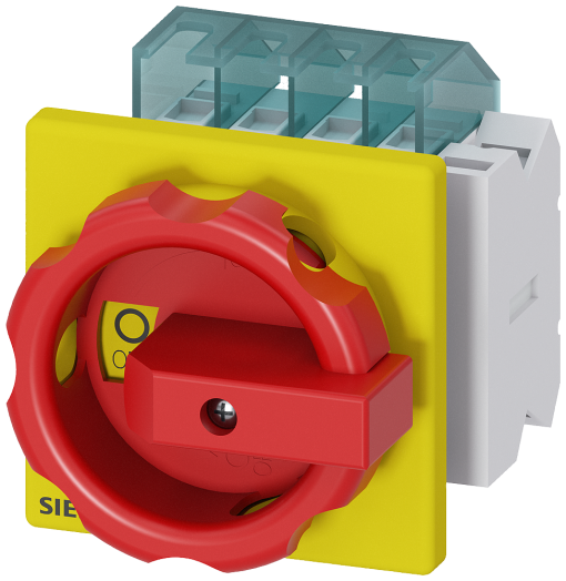 SENTRON, 3LD switch disconnector, EMERGENCY OFF switch, 3-pole, Iu 16 A