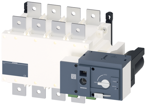 SENTRON, 3KC transfer switching equipment, remotely operated, RTSE, 4-pole, I...