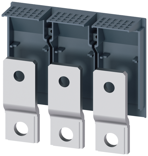 Front bus connectors extended, 3 units, accessories for 3VA6 150250 3VA5 250