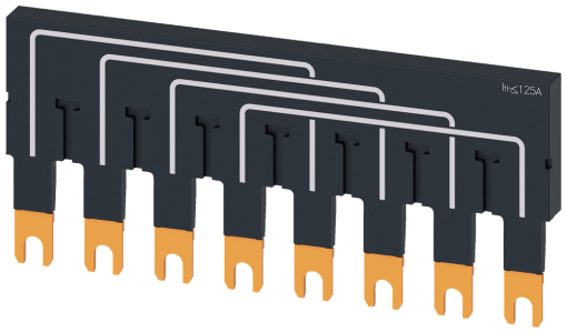 Accessory for 3KC3, 3KC6 bridging bar for load-side connection 4-pole