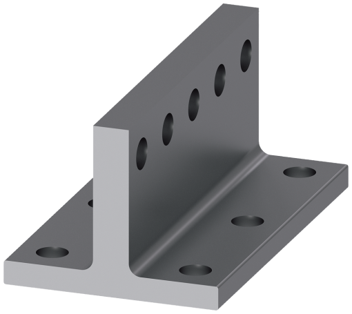 Accessory for 3KC4, 3KC8 copper bar, kit, T-bracket, part C for 2000-3200 A