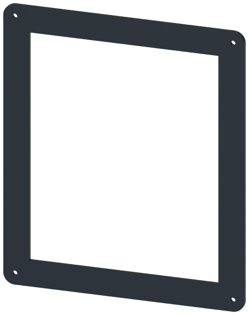 Accessory for 3KC8 cover frame for door cutout for 250-630 A containing 1 unit