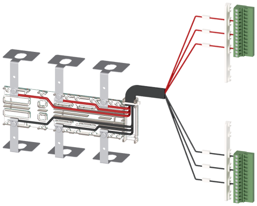 Accessory for 3KC8 control wire taps, kit