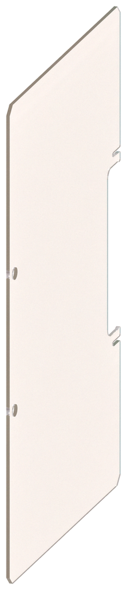 Accessory for 3KC4, 3KC8 terminal plate, upper and lower, 4-pole