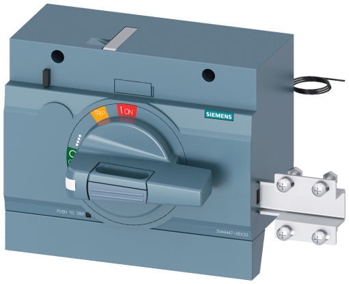 Front mounted rotary operator standard IP30 with door interlocking for 3VA56...