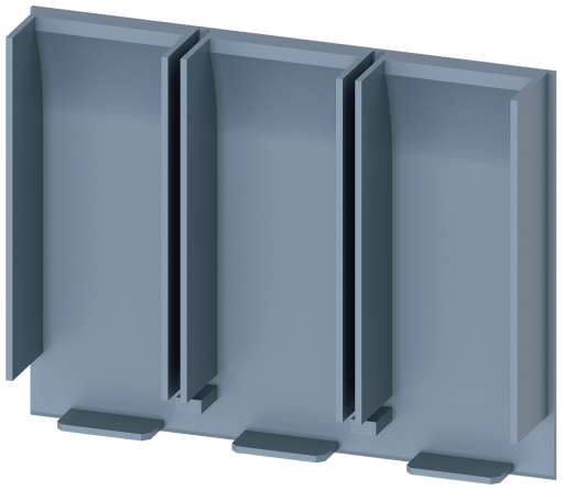 Insulating plate extended, 3-pole, 1 unit, accessories for 3VA45 125