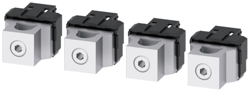 Circular conductor terminal, 4 units, accessories for 3VA6 150250