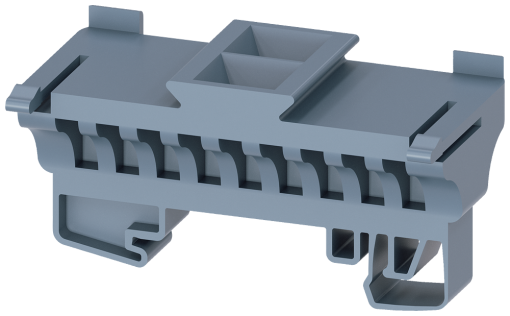 DIN rail adapter for T-Connector, accessory for 3VA