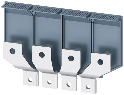 Front bus connectors broadened, 4 units, for 3VA56 400600